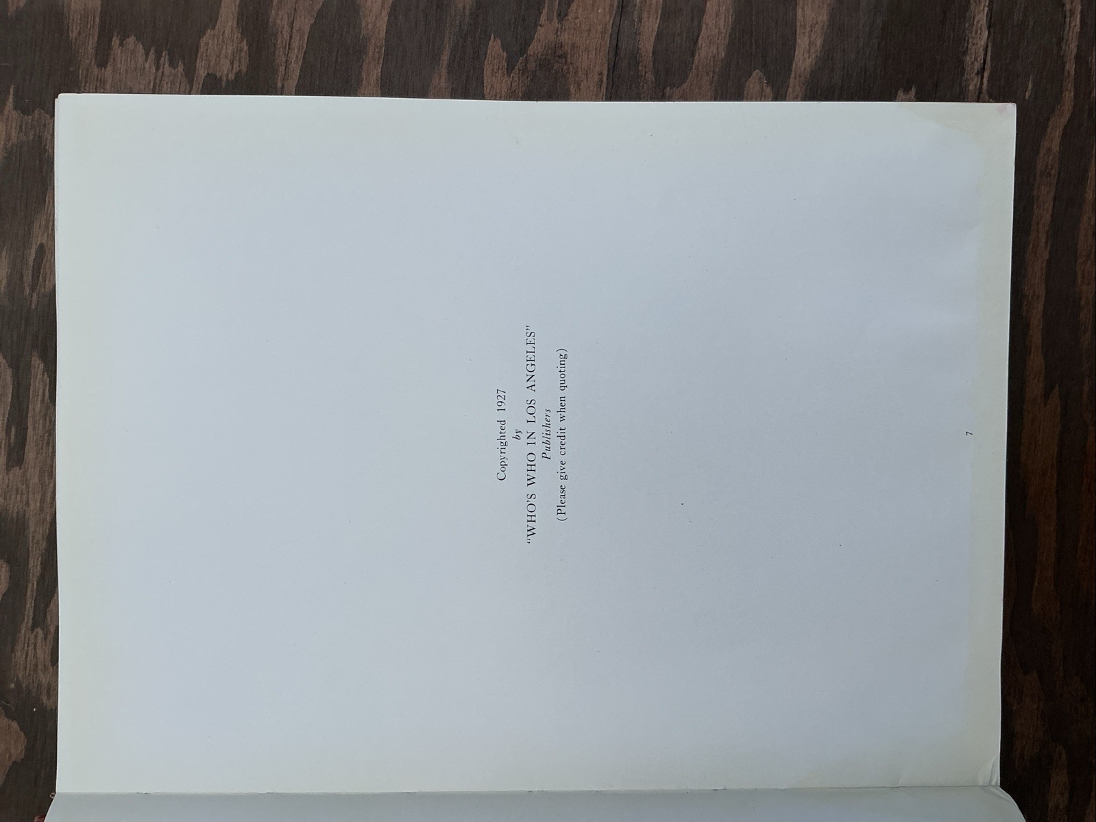 Who&rsquo;s Who in Los Angeles 1926-27 Women & Men in LA, Roaring 20s Los Angeles Hist