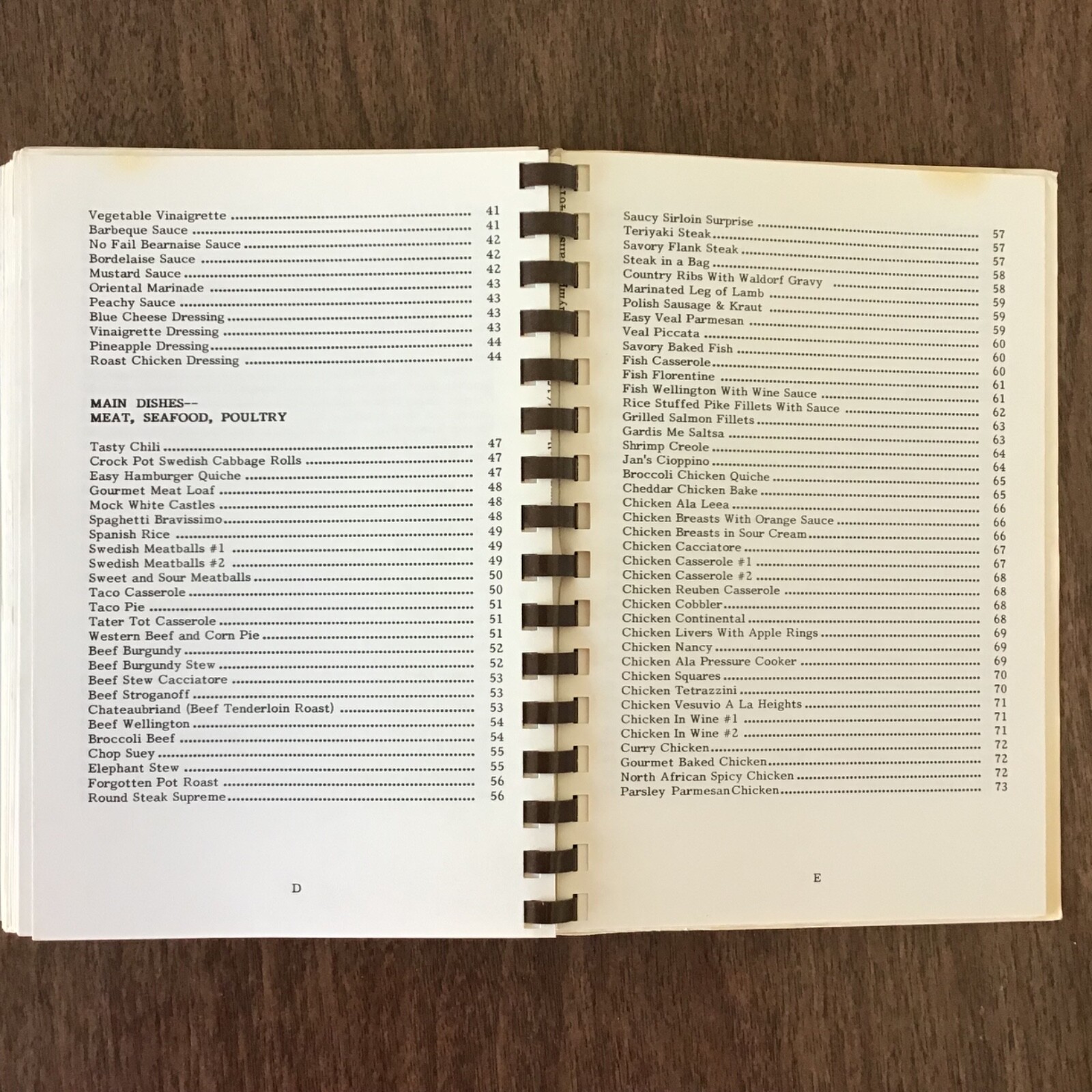 Olympia Fields Illinois Society of Serving Vtg 1985 Cookbook SEE INDEX PHOTOS