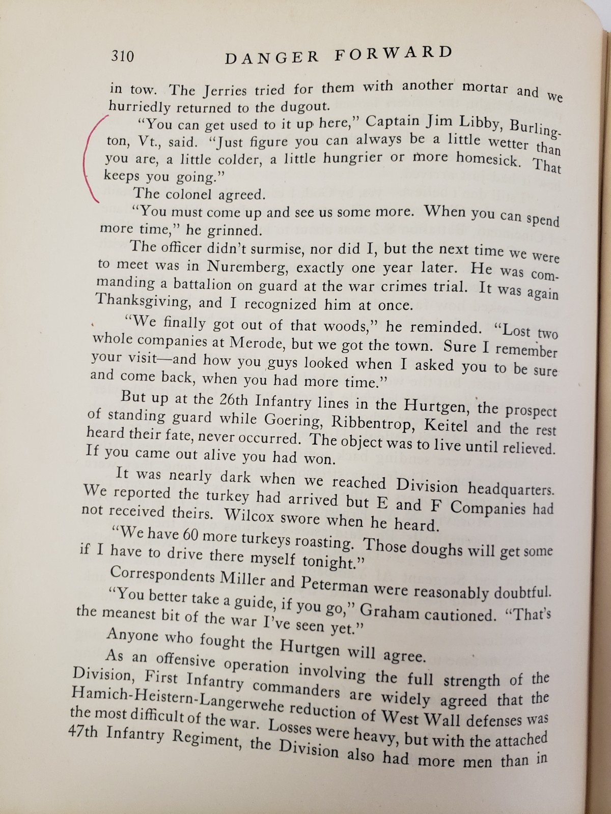 Danger Forward – First Division in World War II – WWII Veteran&rsquo;s Annotations