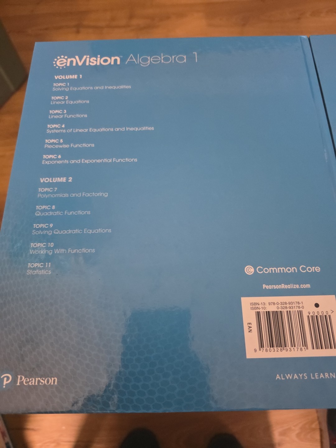 enVision Algebra 1 Teacher&rsquo;s Ed. Volume 1 & 2 2018
