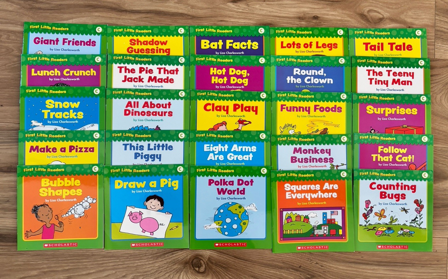 Scholastic First Little Readers Children&rsquo;s Books Level C Kids Reading Lot of 25