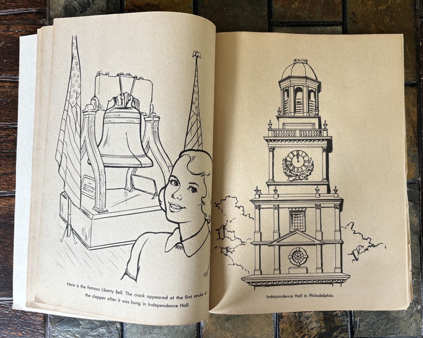 Vintage 1970&rsquo;S BICENTENNIAL 1776 – 1976 AMERICAN HISTORY COLORING BOOK unused