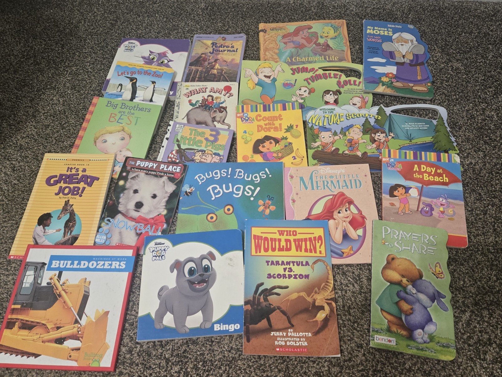 Random Lot of 35 – Books for Children&rsquo;s/ Kids/ Toddler Babies/Preschool/Daycare