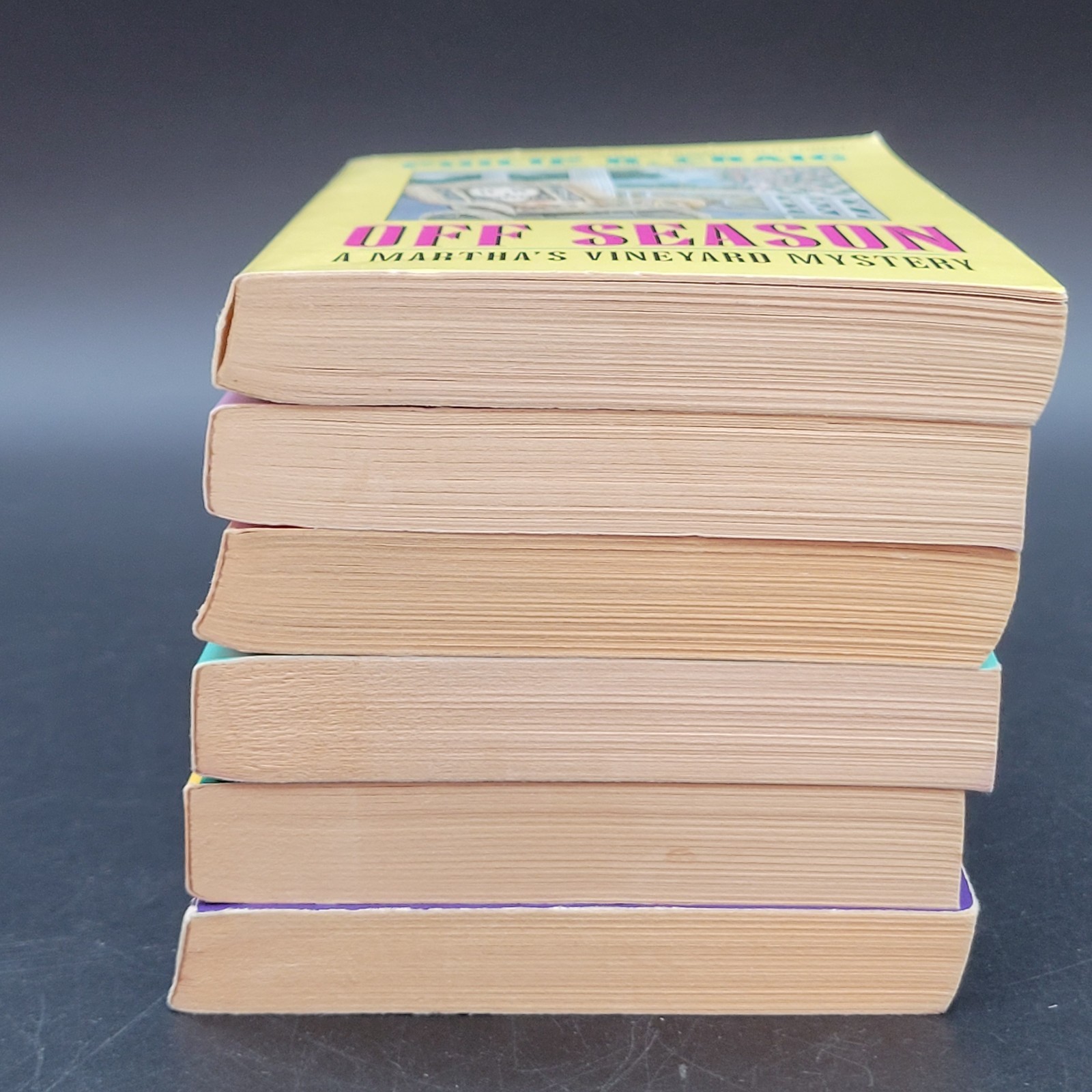 Lot of 6 Philip R Craig A Martha&rsquo;s Vineyard Mystery PB Novels Multiple Titles