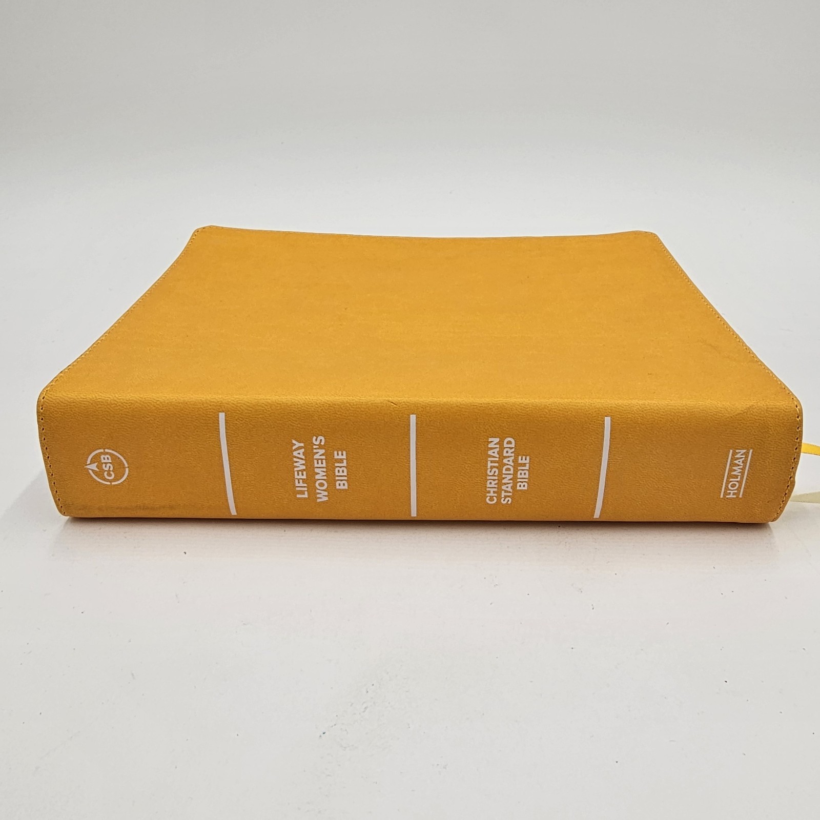 LIKE NEW | CSB Lifeway Women&rsquo;s Bible | Marigold LeatherTouch | Devotional Study