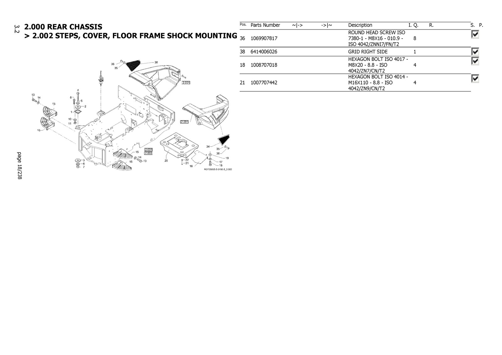 YANMAR V100 Wheel Loader Parts Catalog Manual SN YCG0V10000500103 Up – BINDER