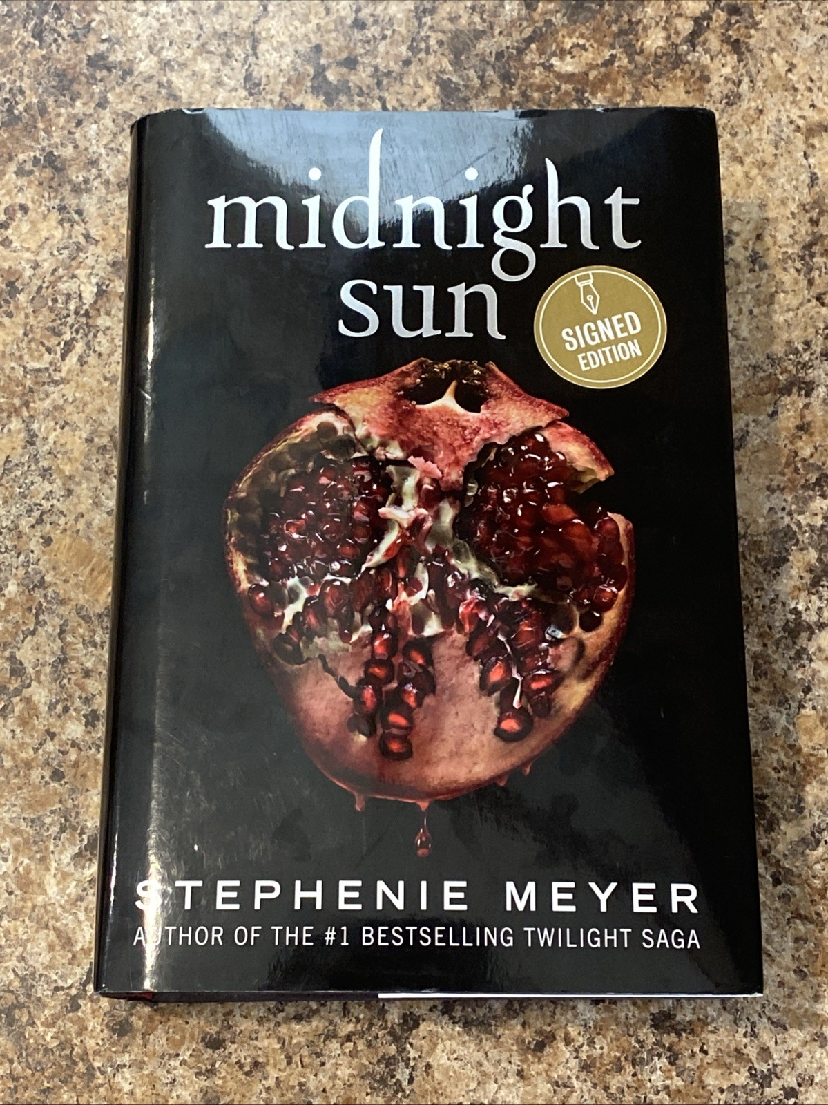Midnight Sun SIGNED By Stephenie Meyer – Twilight – 1st Prt/1st Ed Near Fine HC