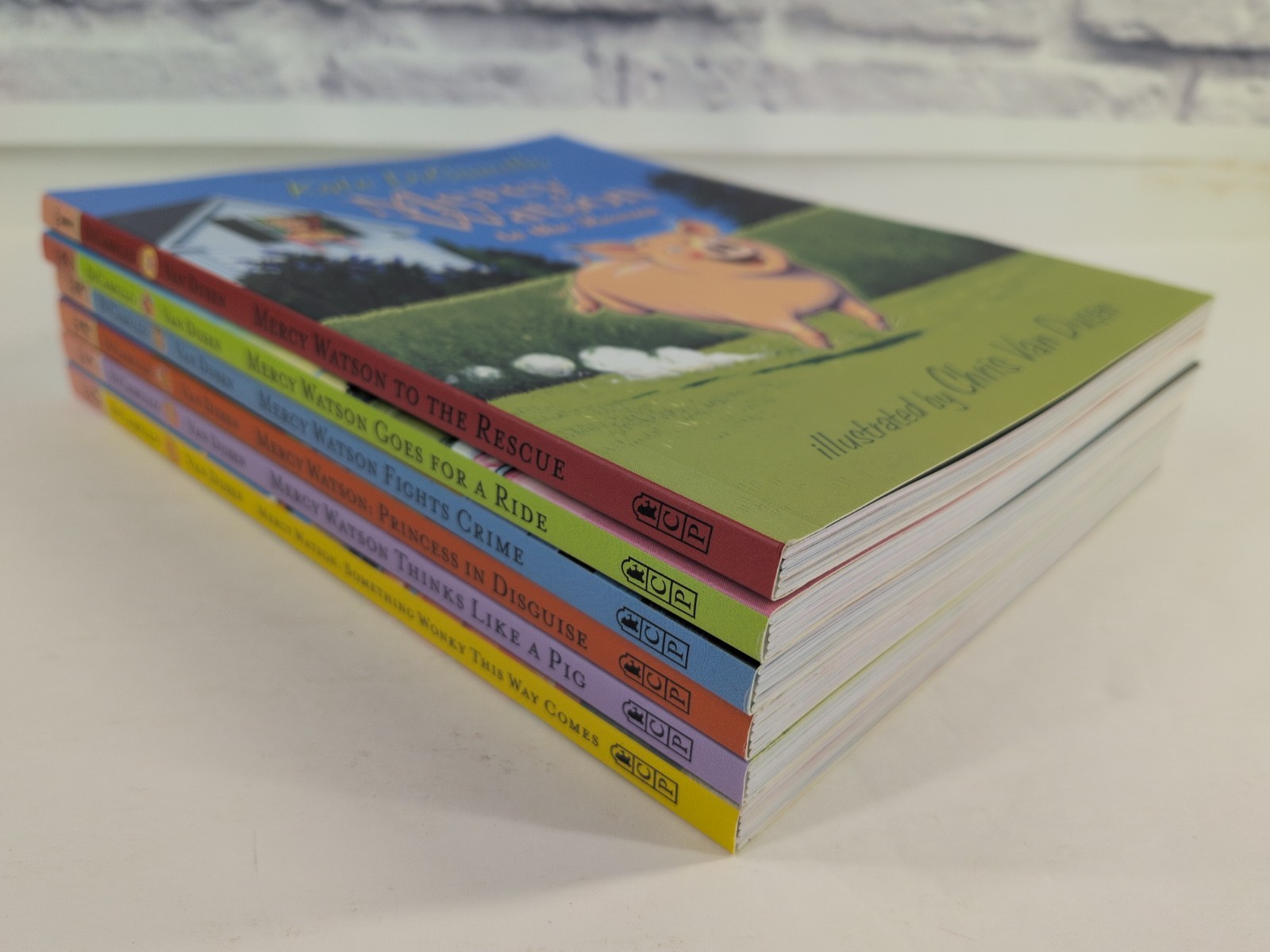 COMPLETE SET LOT 1-6!📚Kate DiCamillo MERCY WATSON Paperback Illustrated Books