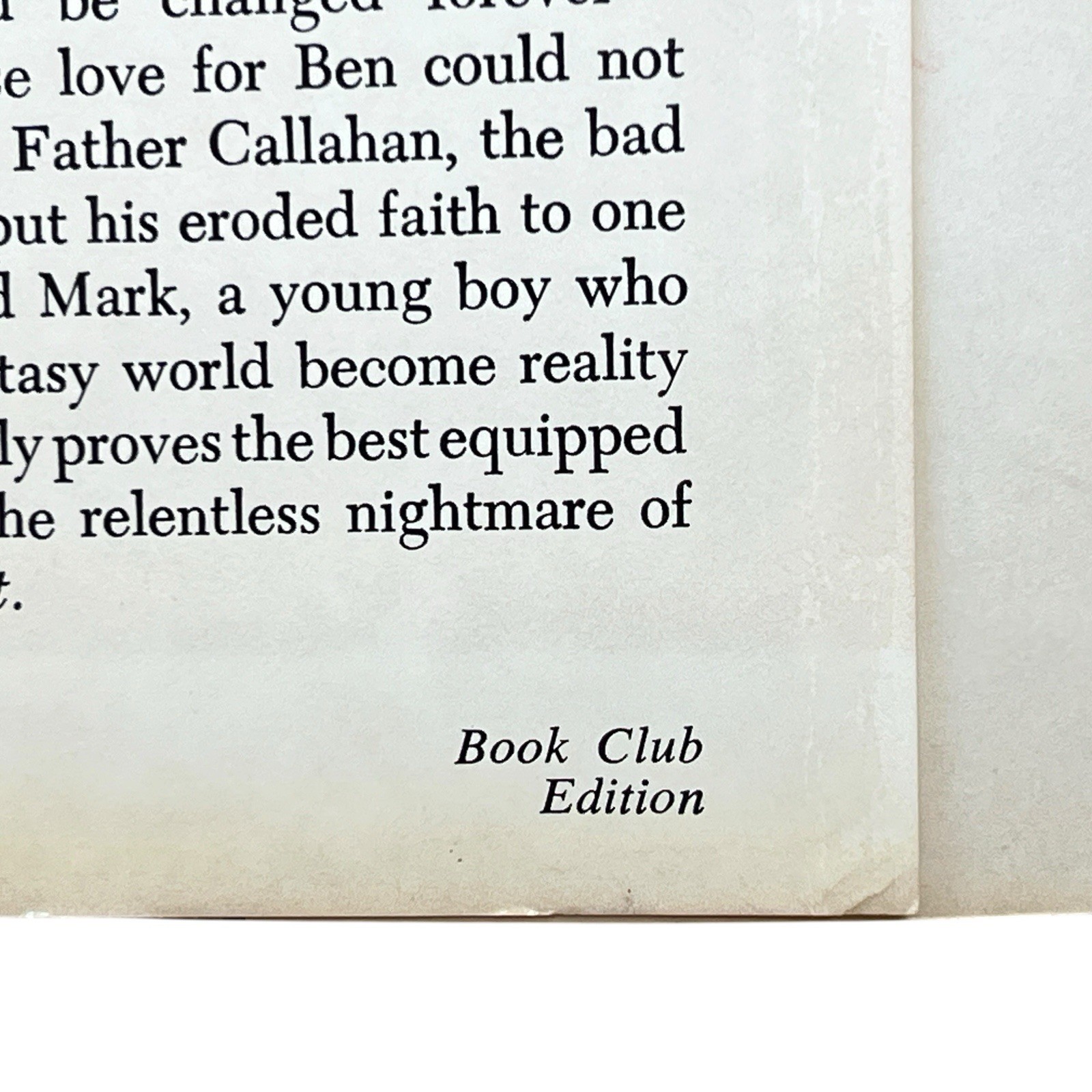 1975 SALEM&rsquo;S LOT Stephen King Hardcover First Book Club Edition BCE 1st Edition
