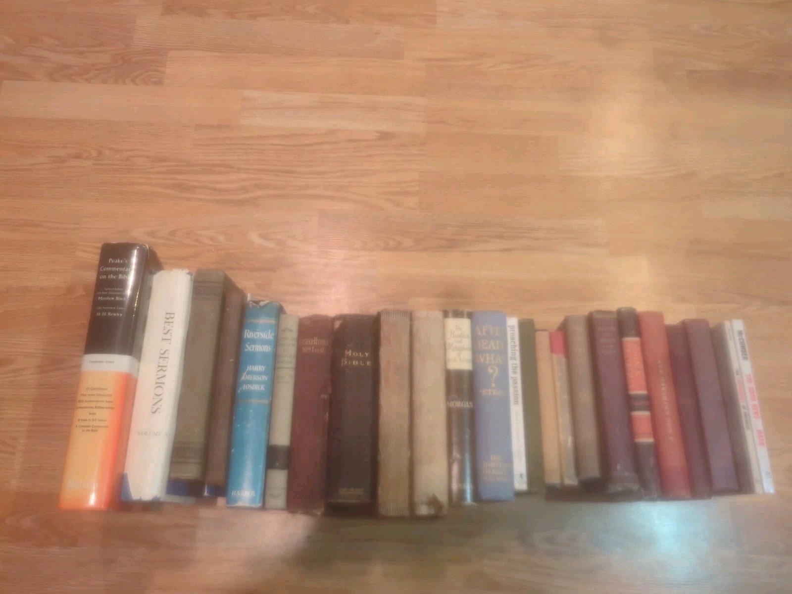 Vintage Lot 27 Christian Sermons Bible Study Commentary Hymnals Pastor&rsquo;s Library