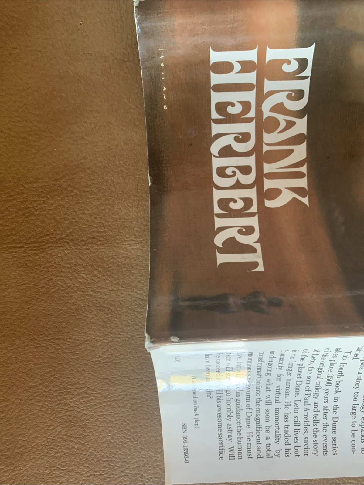 GOD EMPEROR OF DUNE Frank Herbert 1981 1st edition 3rd Impression HC DJ!
