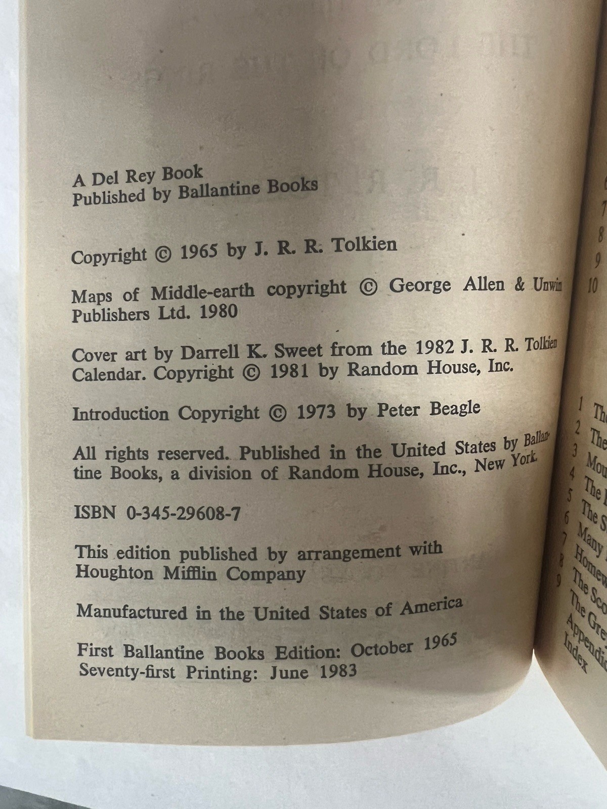 J.R.R. Tolkien Lord of the Rings & Hobbit Box Set 1983 Special Silver Jubilee Ed