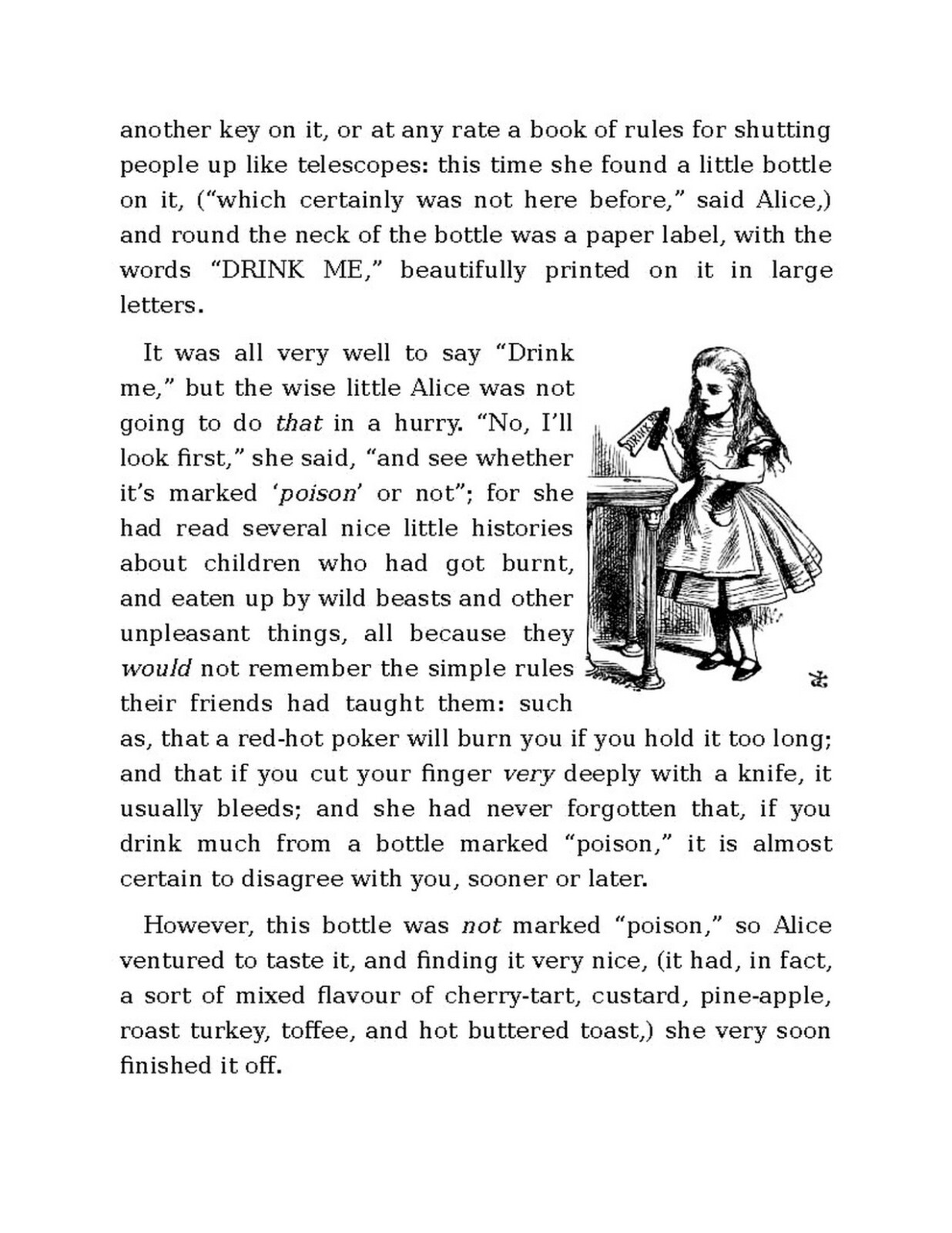 1899 Alice&rsquo;s Adventures in Wonderland 144 Pages