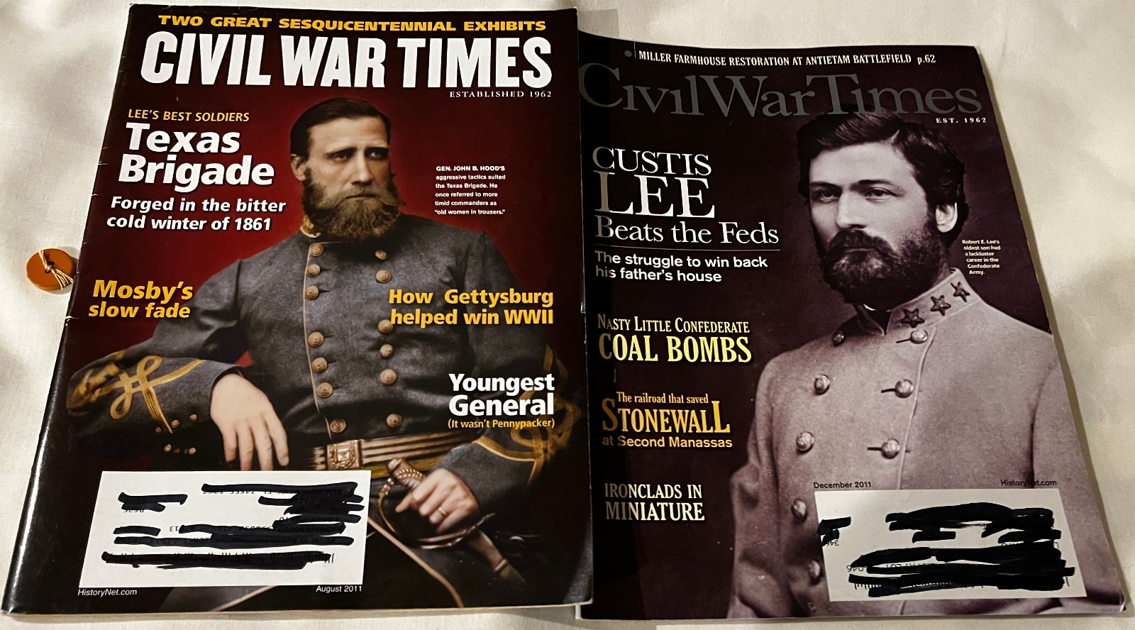 Civil War Times from 2006 to 2017 – 16 Issues – Pages are Clean and Complete