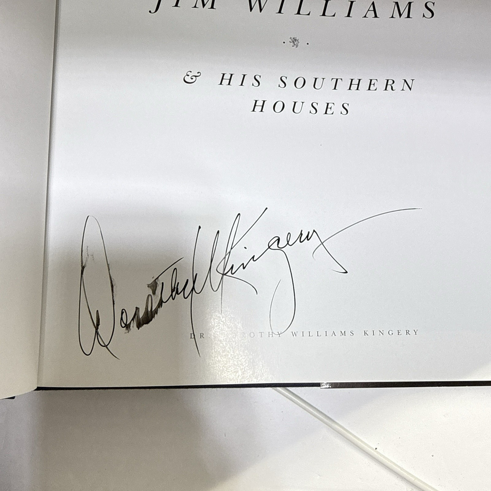 Savannah&rsquo;s Jim Williams and His Southern Houses *SIGNED* Kingery 1996 Georgia