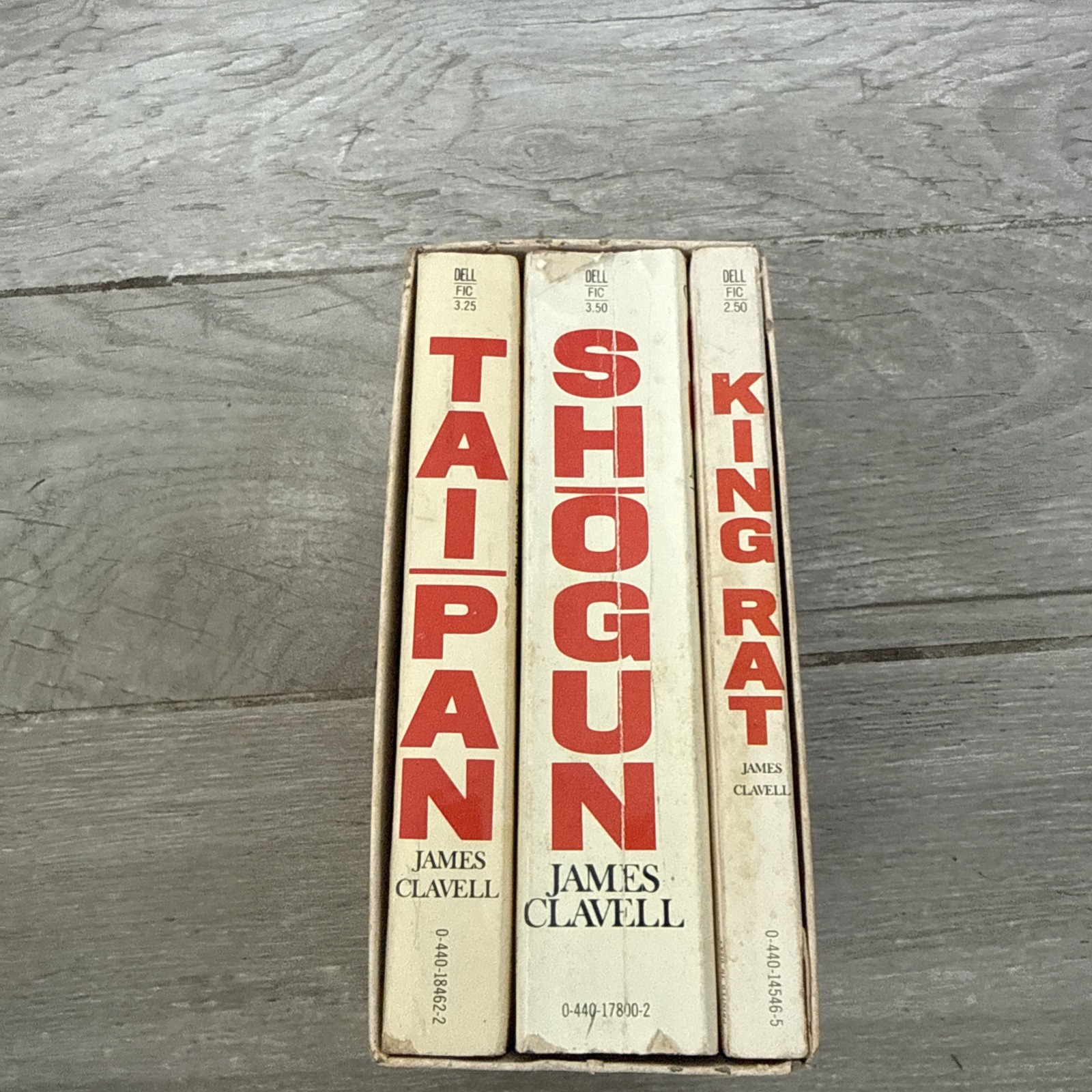 James Clavell His Three Epic Novels Box Set Shogun Tai-Pan King Rat 3 Paperback