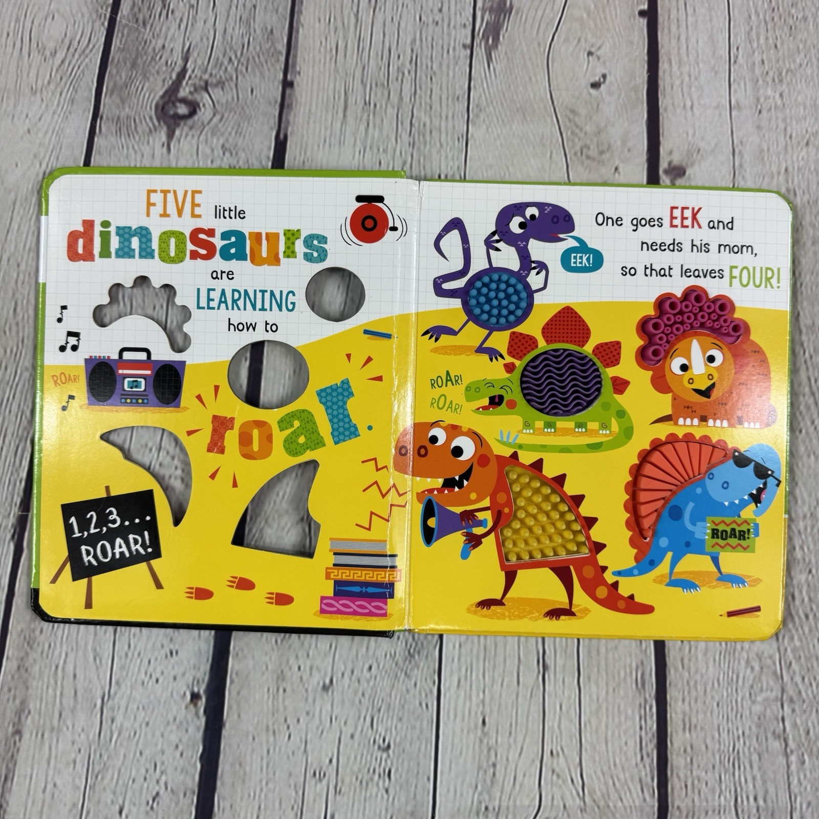 Never Touch the Dinosaurs by Greening Rosie Baby Kids Toddler Hard Board Book
