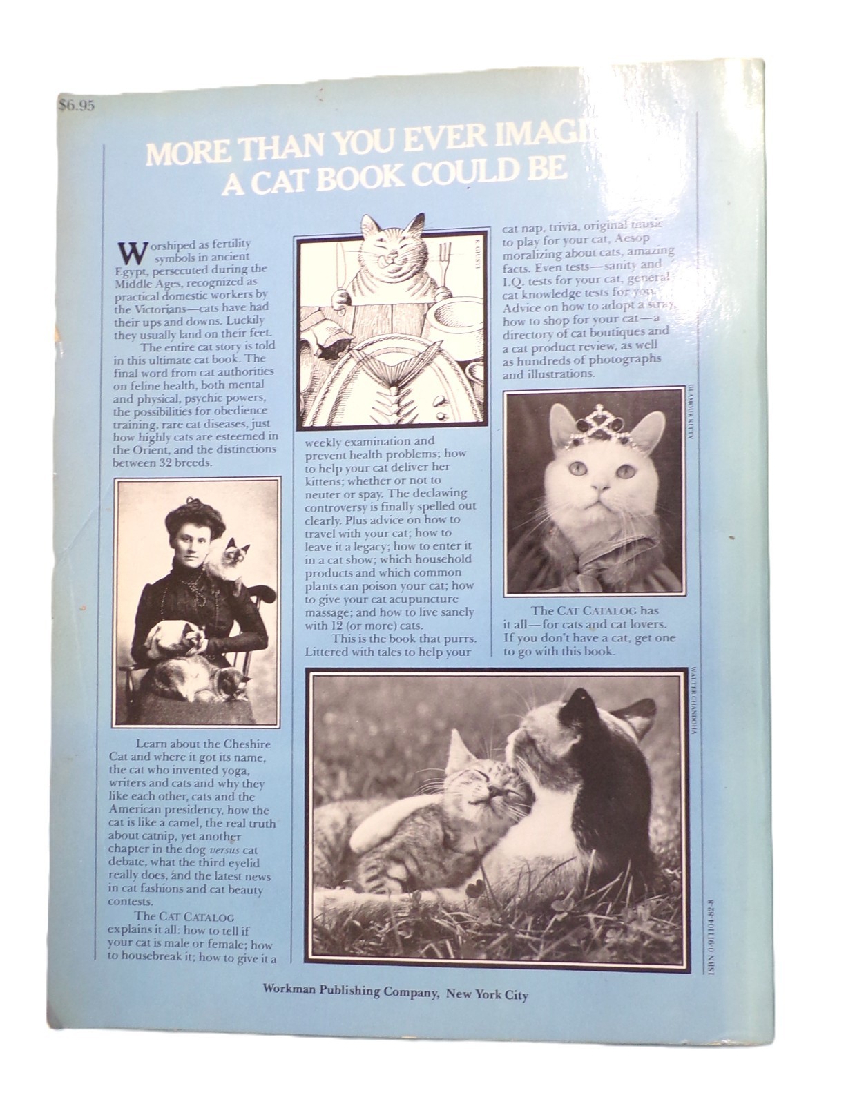 « Cat Catalog », The Ultimate Cat Book, Large « Very Good » 1st Ed. Book, 352 pages