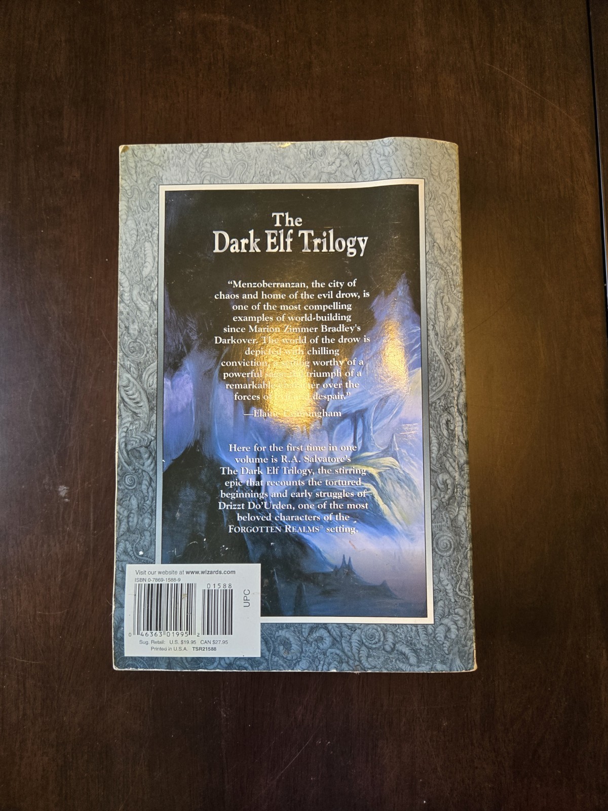 Forgotten Realms The Dark Elf Trilogy Collector&rsquo;s Edition RA Salvatore PB 2000