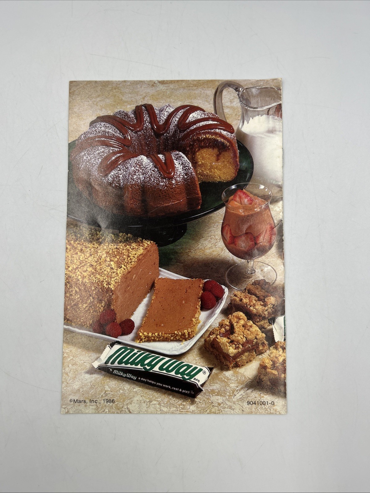 Vintage Milky Way Quick and Tasty Desserts recipe booklet, 1986, 6 pages
