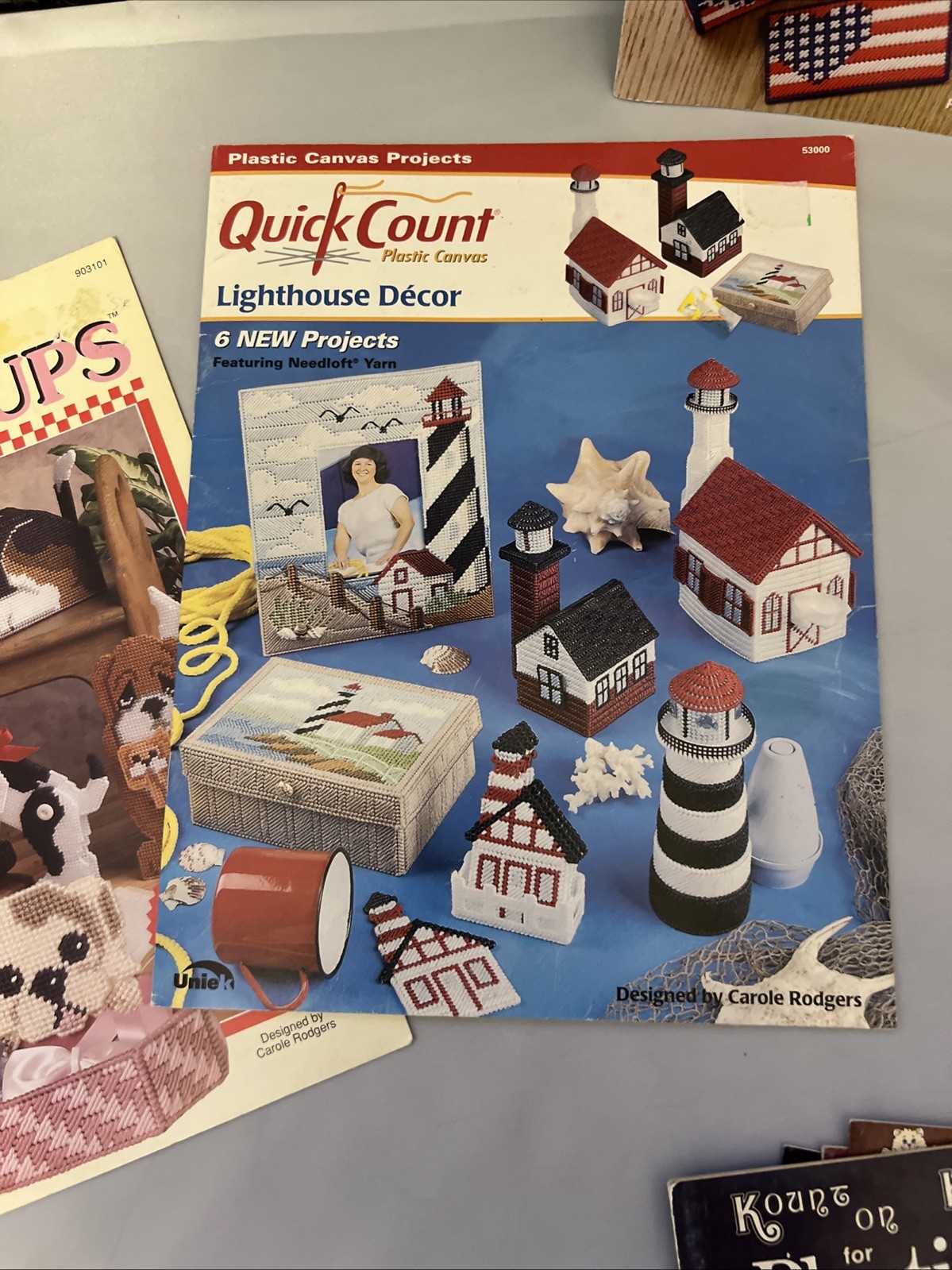 Lot of Craft Books for Making Plastic Canvas Projects Lot of 7 Books See Photos