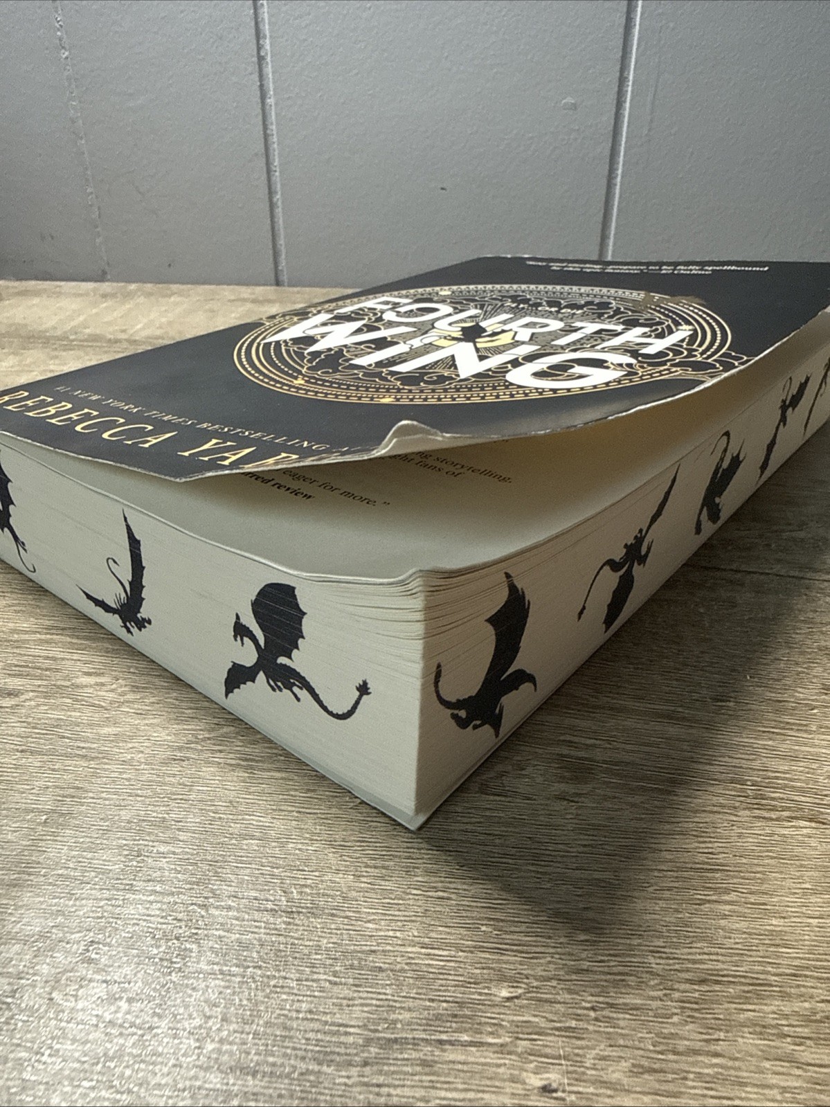 Fourth Wing Special Limited 1st Edition Paperback- Sprayed Edge