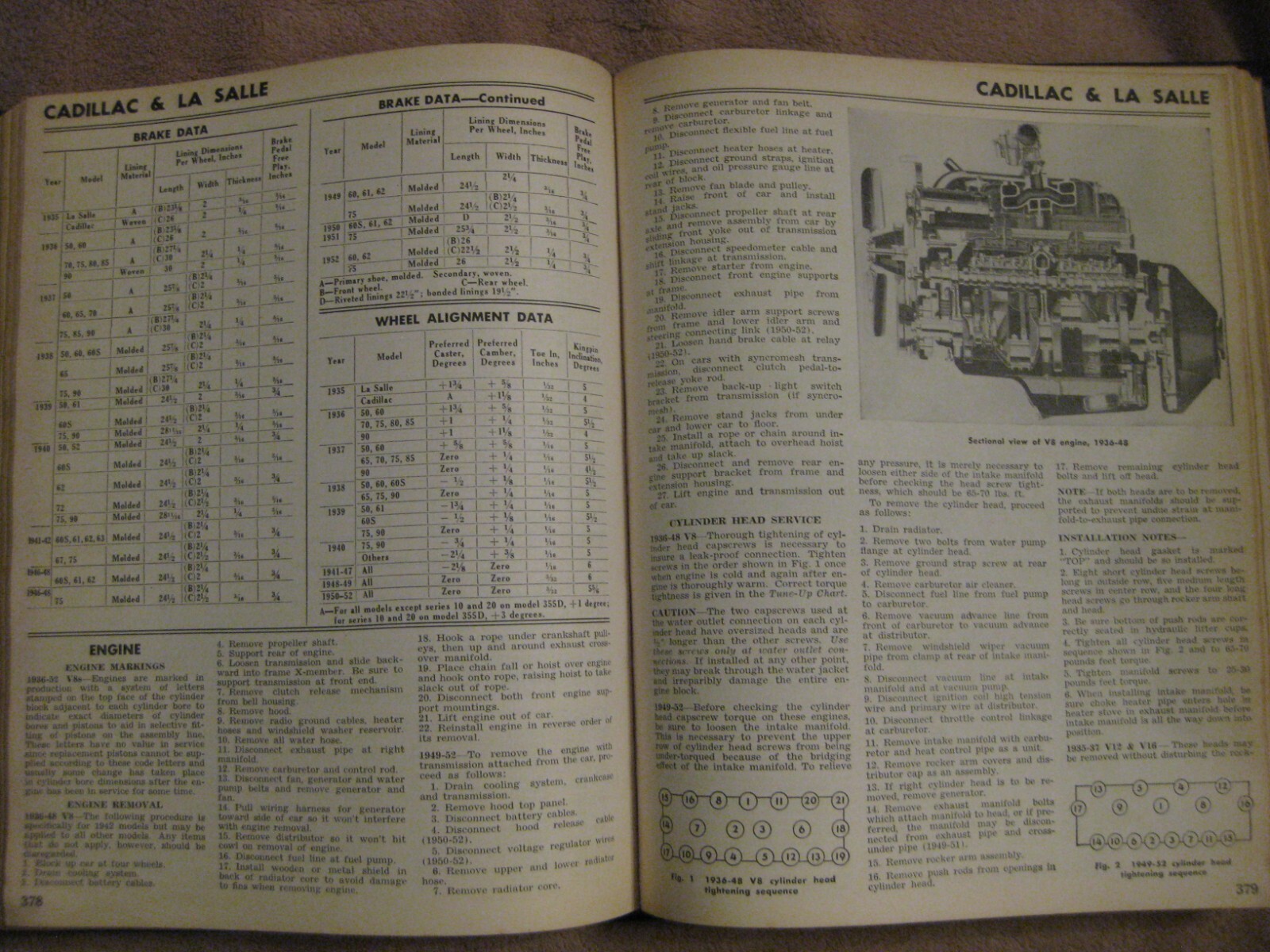 MOTOR&rsquo;S AUTO REPAIR MANUAL ~ 1952 ~ 15th Edition Third Printing HC