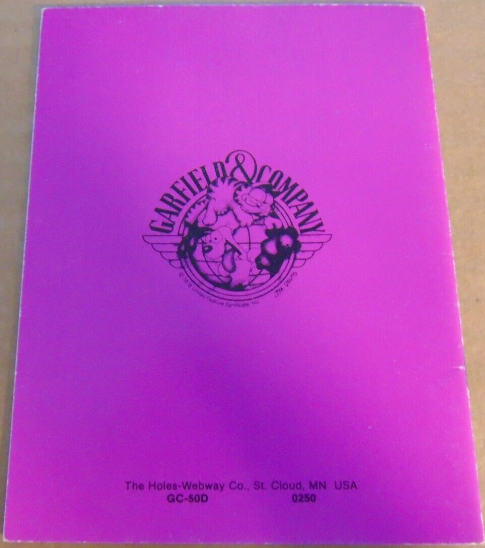 Garfield little book (16 pages) c1983 « Id&rsquo; Start My Diet Tomorrow, But… »