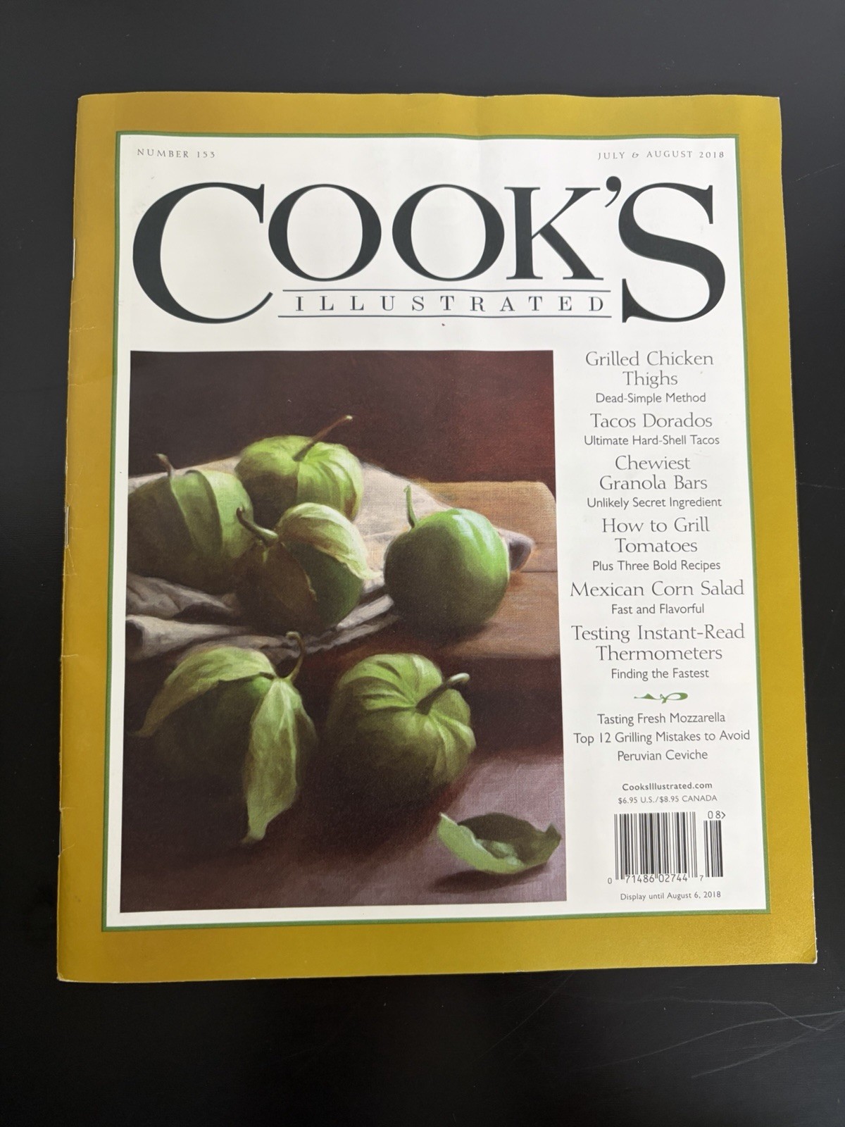 Lot of 6 Cook&rsquo;s Illustrated Magazine Issues. Late 2010s