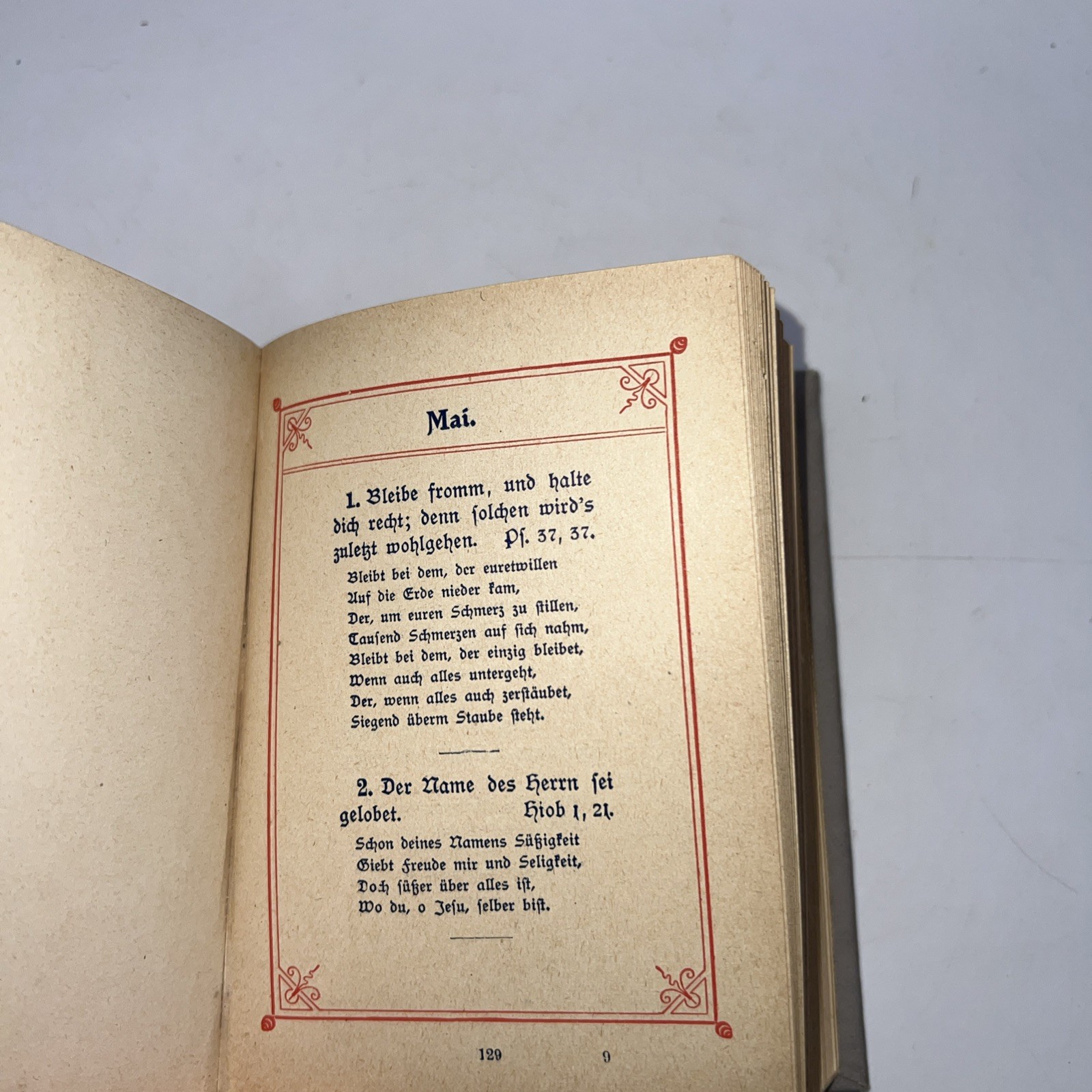 Vintage Forget Me Not German Prayer Book « Christliches Vergissmeinnicht »
