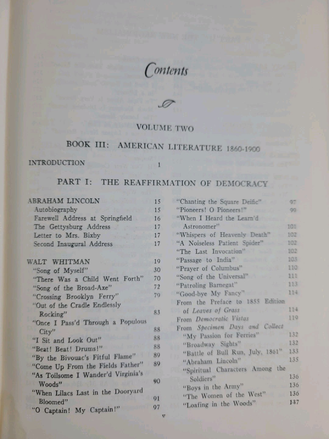 A Treasury of American Literature Volume II 2 1955 HC Charles Scribner&rsquo;s Sons