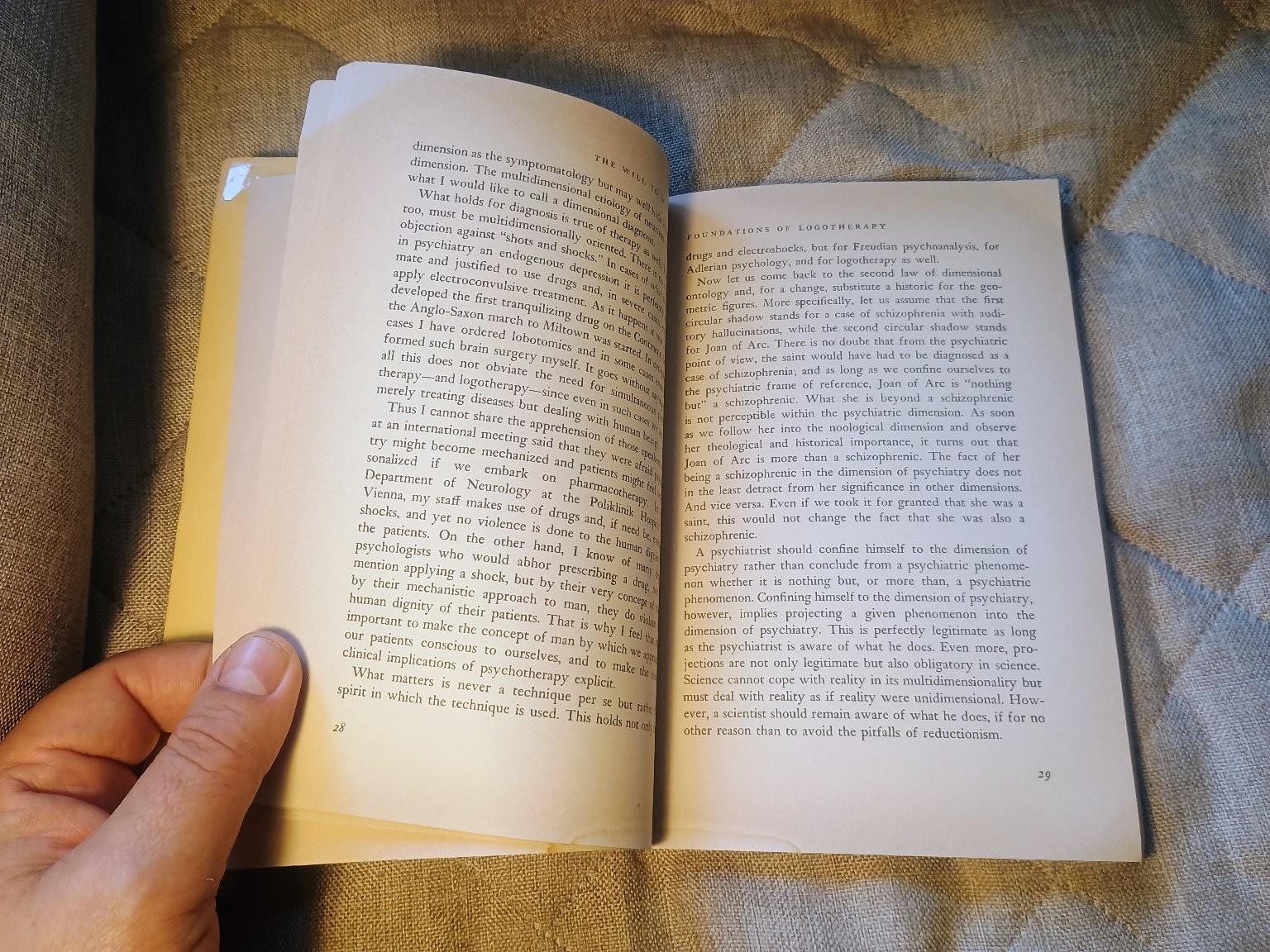 The Will to Meaning Viktor Frankl 1970 Plume Psychology Paperback