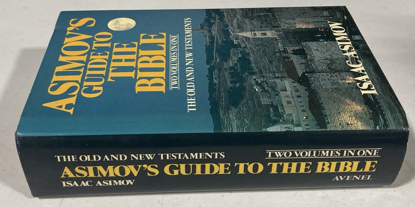 Asimov&rsquo;s Guide to the Bible Two Volumes in One Old & New Testaments HCDJ 1981