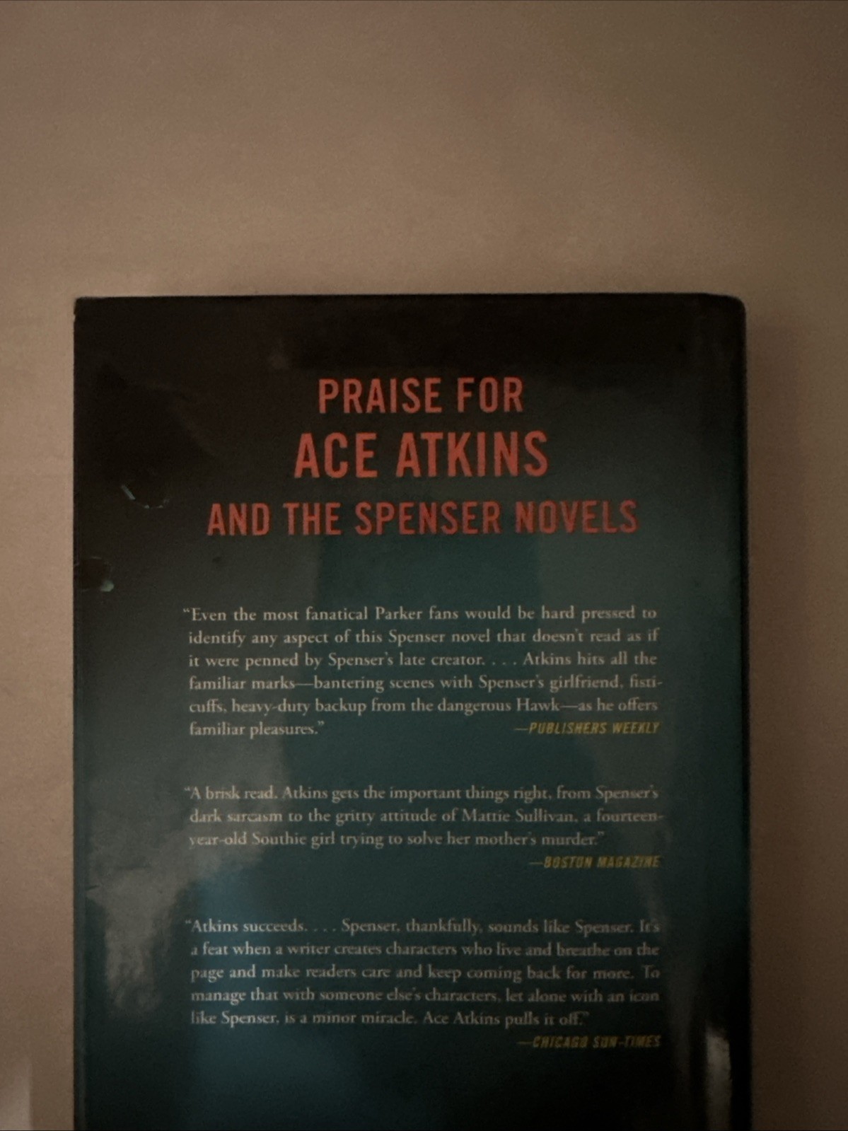 ROBERT B. PARKER&rsquo;S WONDERLAND by Ace Atkins – A Spenser Novel- pi