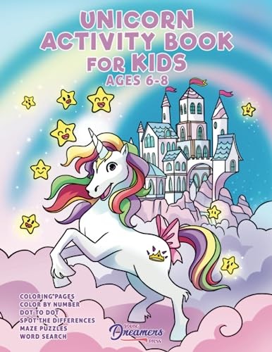 Unicorn Activity Book for Kids A… by Young Dreamers Press Paperback / softback
