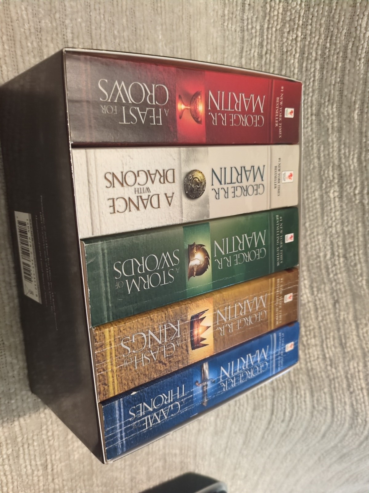 A Game of Thrones: A Song of Ice and Fire 5 Book Box Set, by George R.R.Martin