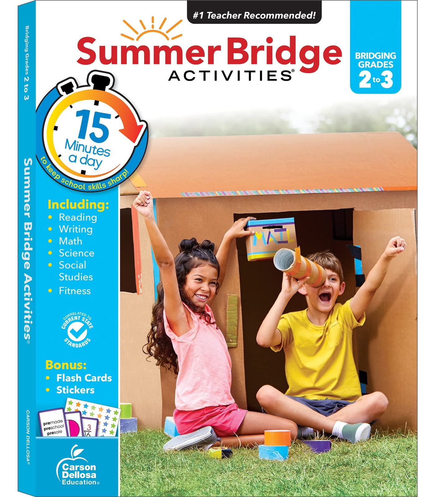 Summer Bridge Activities 3rd Grade Workbook, Math, Reading Comprehension, Wr…