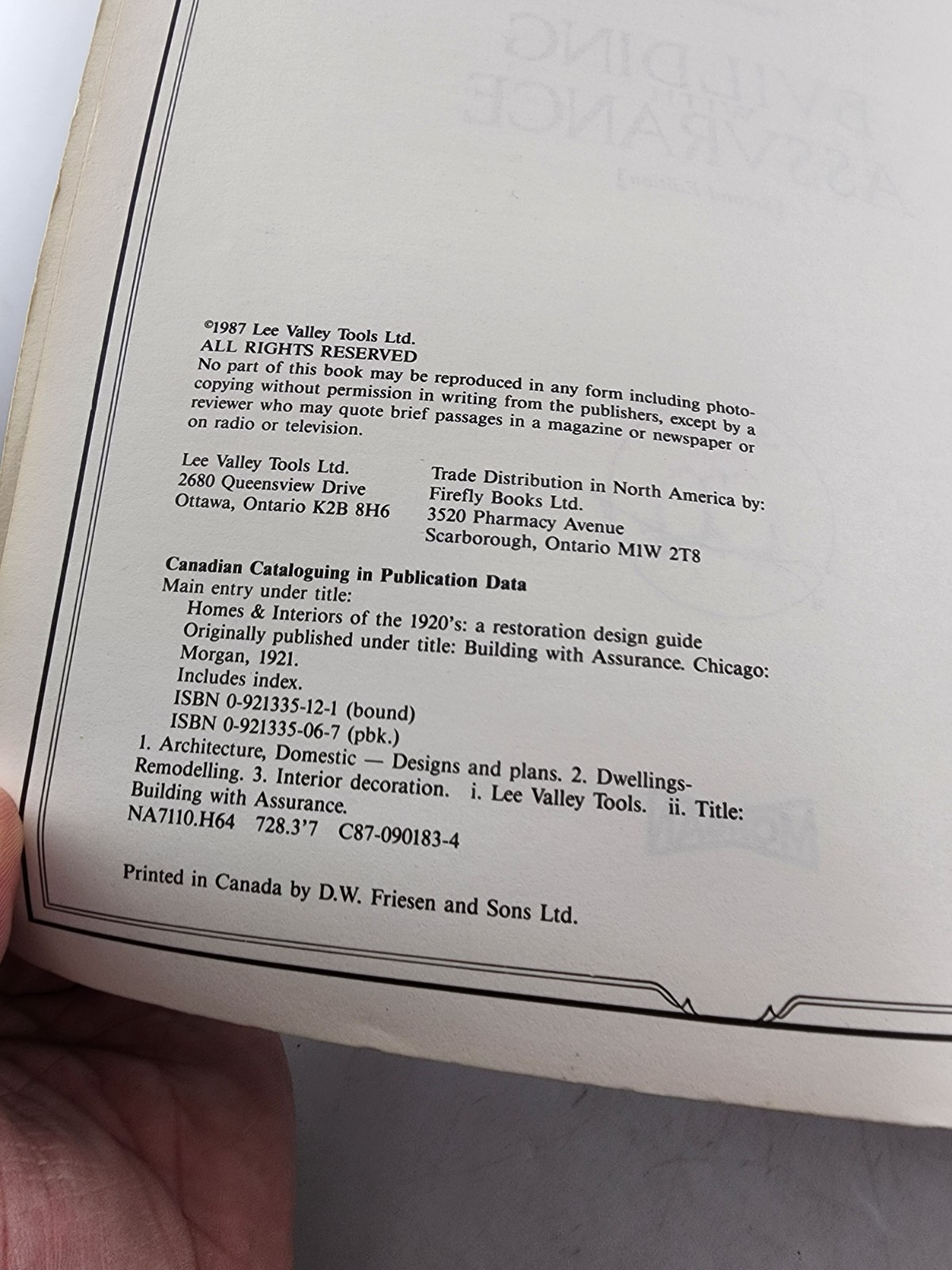 Homes and Interiors Of The 1920&rsquo;s A Restoration Design Guide 1987 Paperback Vtg