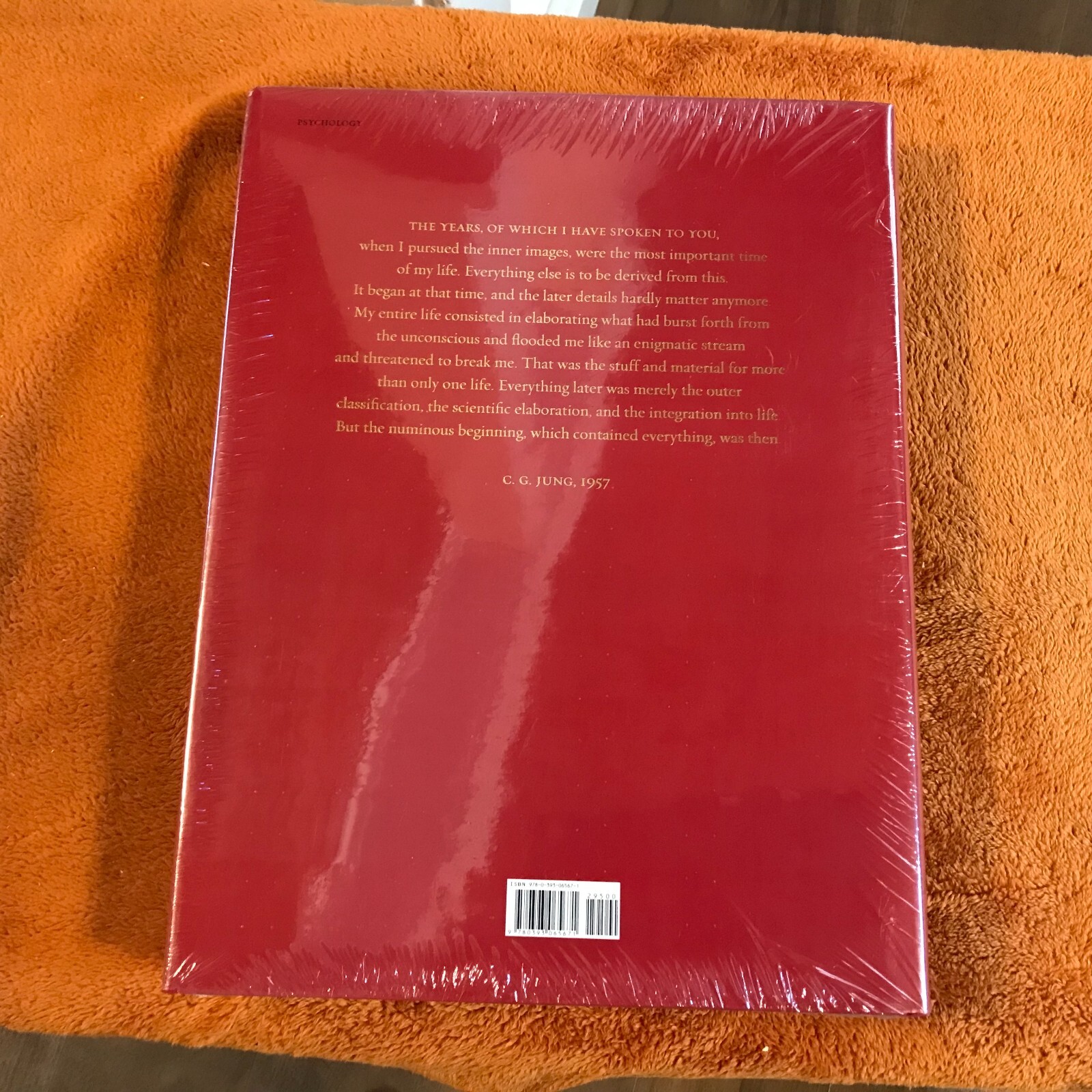 C.G. Carl Jung hardcover THE RED BOOK liber novus SEALED philemon &rsquo;09 illus eng!