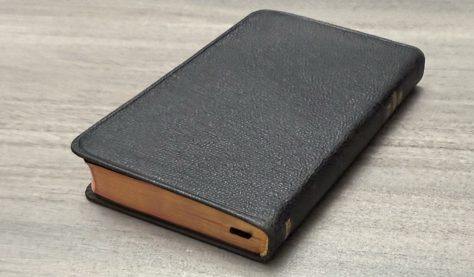 VTG Thinline 1946 Pocket New Testament RSV Black Leather 691X Nelson ~ 4.9&Prime; x 3&Prime;