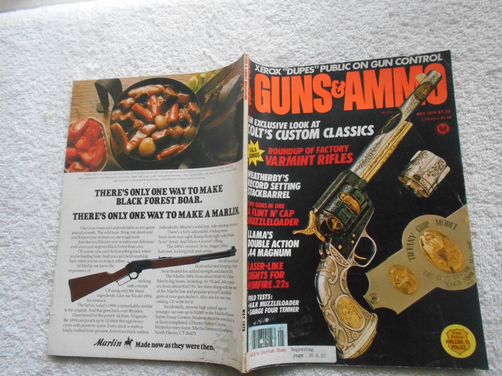 GUNS & AMMO Magazine-MAY,1978-AN EXCLUSIVE LOOK AT COLT&rsquo;S CUSTOM CLASSICS