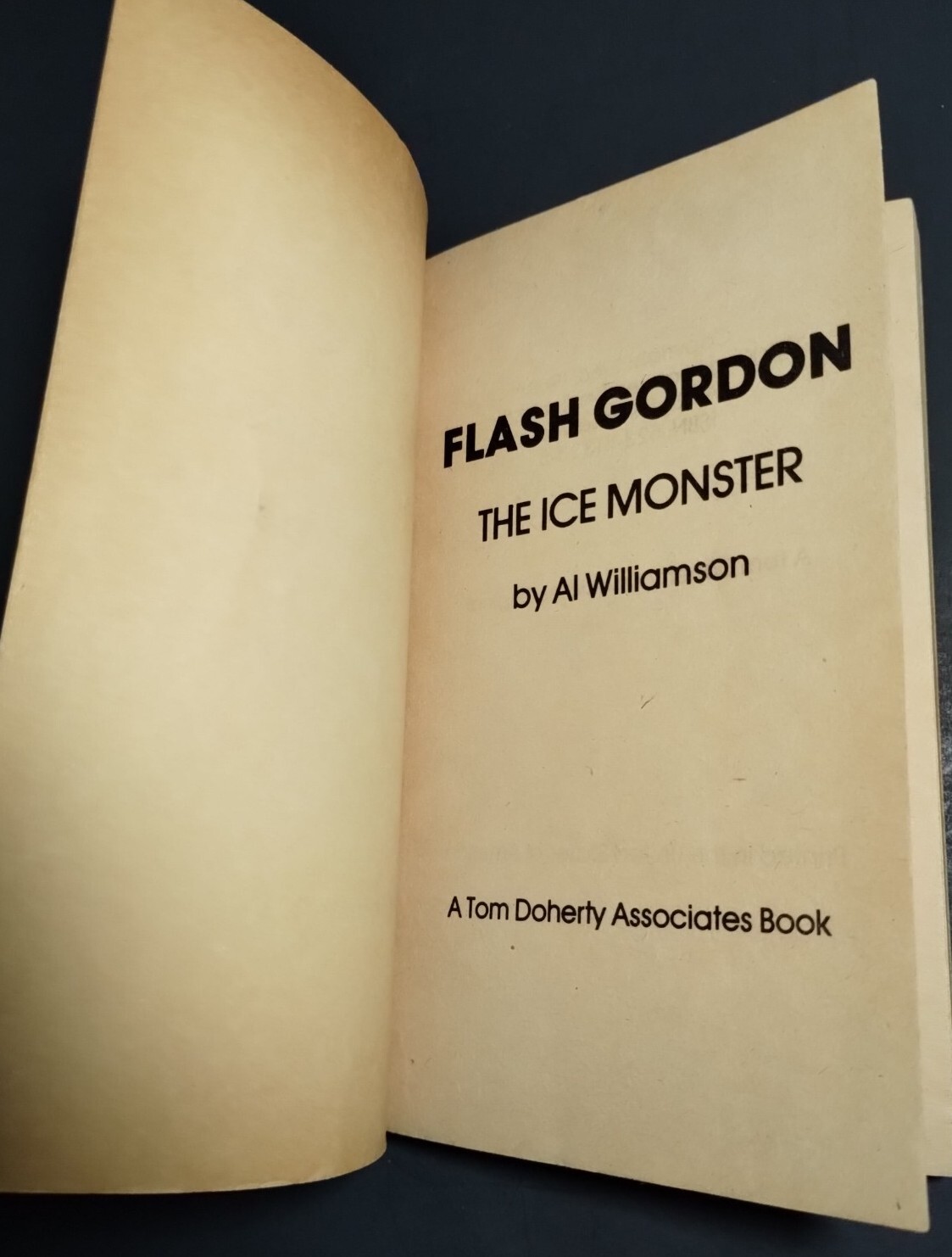 Flash Gordon The Ice Monster / Sand World of Mongo Pb Books Comic Al Williamson