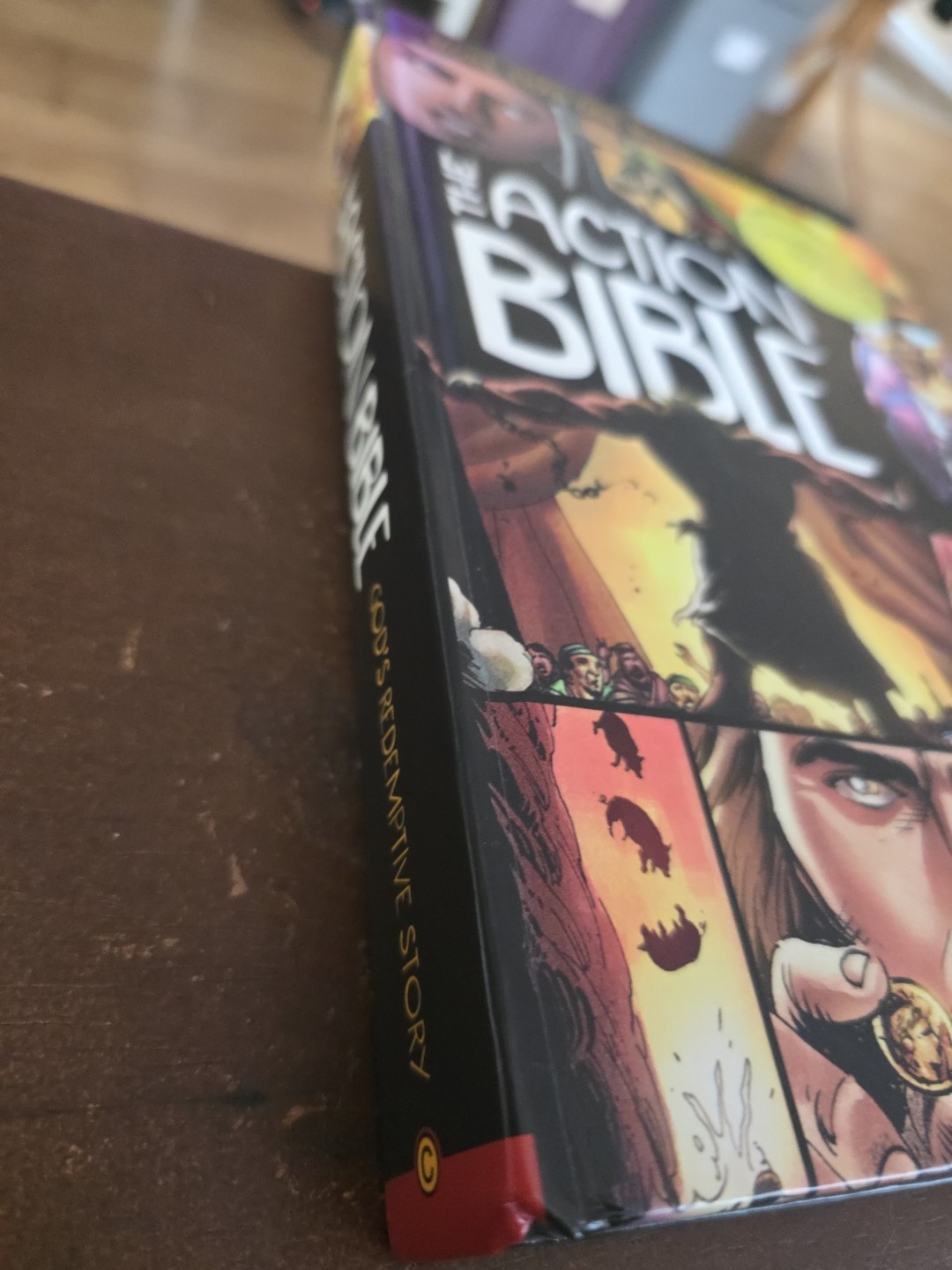 The Action Bible: GOD&rsquo;S Redemptive Story by Sergio Cariello (English) Hardcover