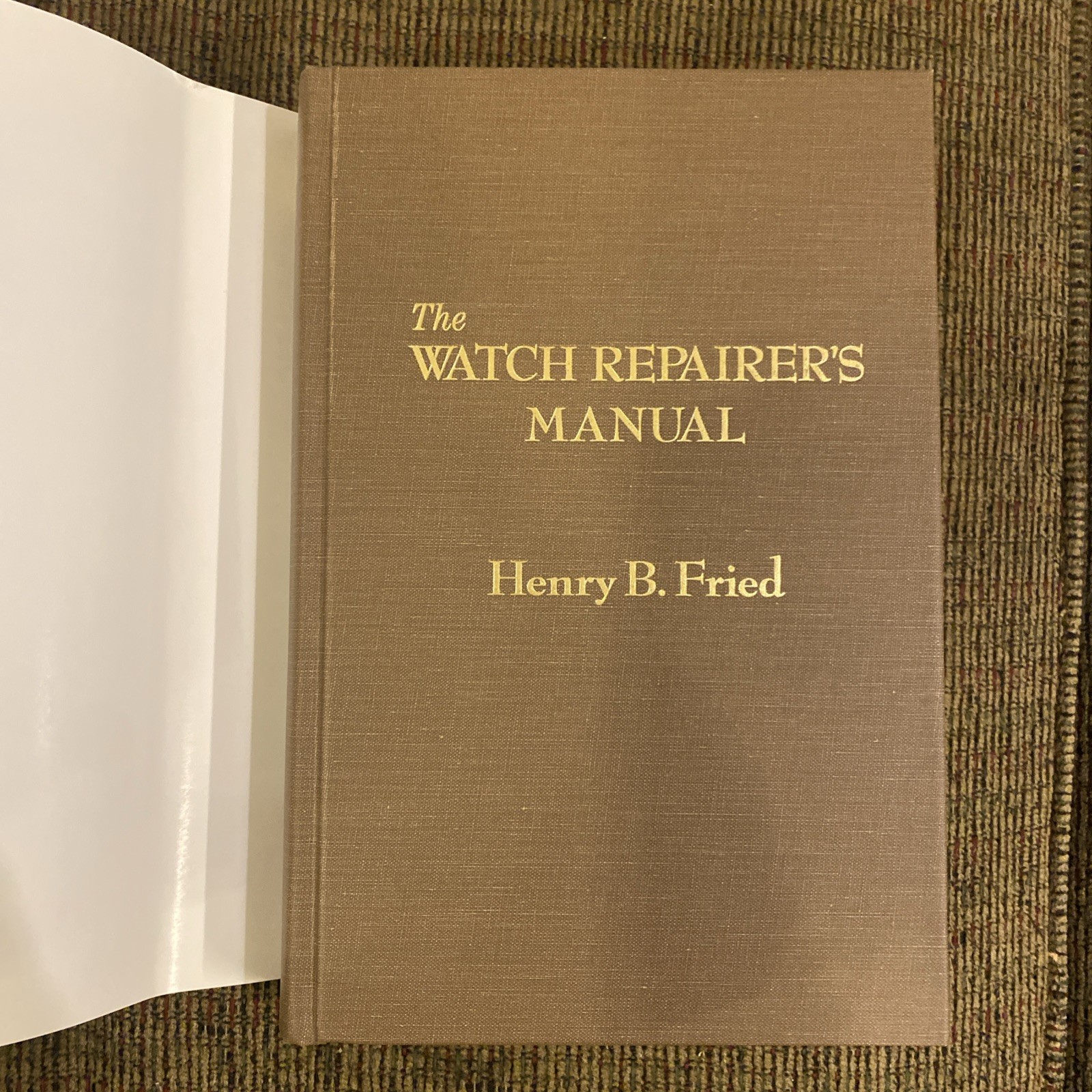 The Watch Repairer&rsquo;s Manual- Like New!