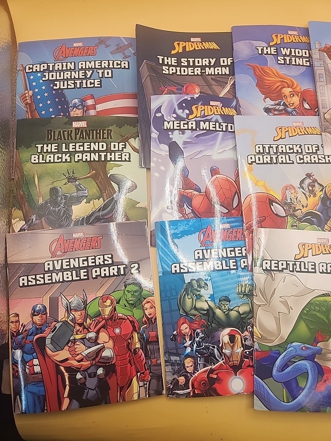Lot 16 Marvel Children&rsquo;s Mini Books Spider-Man Autumn Publishing Paperback 2023
