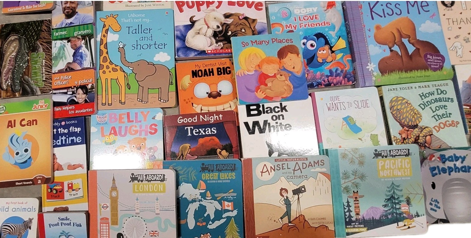 Huge Lot Of 80 Board Books for Children&rsquo;s/ Toddler Babies/Preschool/Daycare