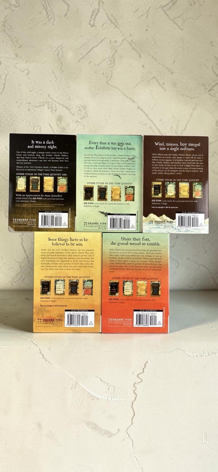 A Wrinkle in Time Quintet, 5 Books Box Set (2007), Madeleine L&rsquo;Engle – Paperback