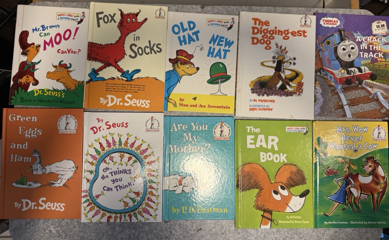Lot Of 45 Dr. Seuss Beginner’s And Bright And Early Children’s Hardcover Books