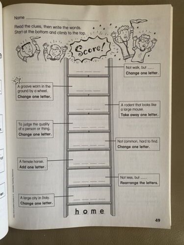 Daily Word Ladders: Grades 2-3: 100 Reproducible Word Study Lessons That Help