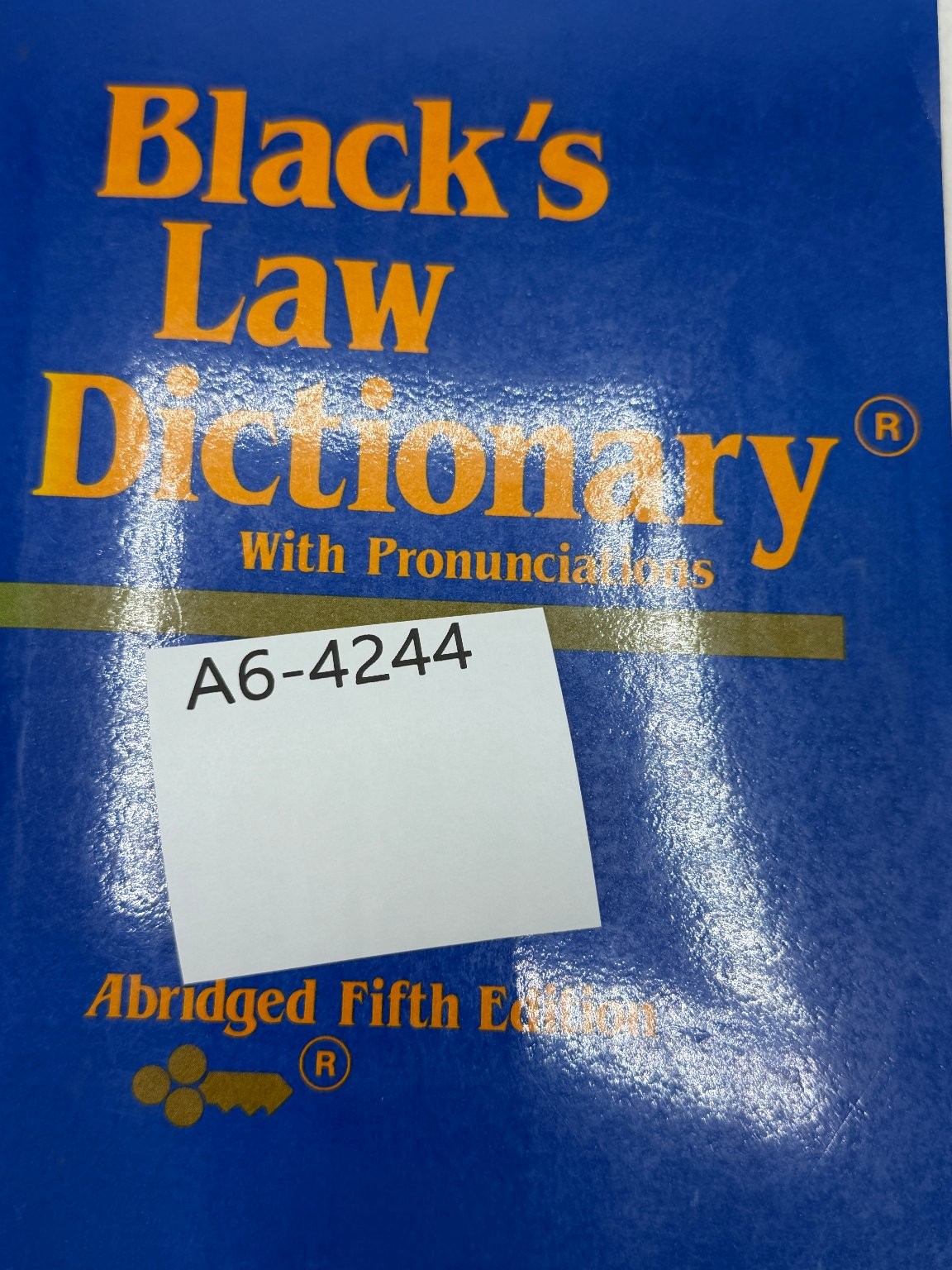 Black&rsquo;s Law Dictionary Henry Campbell Black 1989 Abridged Fifth Edition Law West